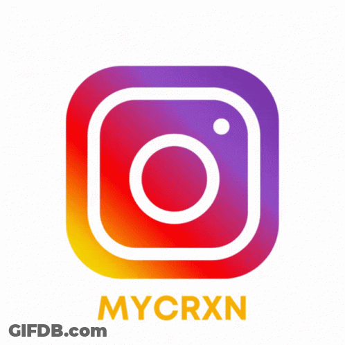 Instagram Logo White Circle GIF