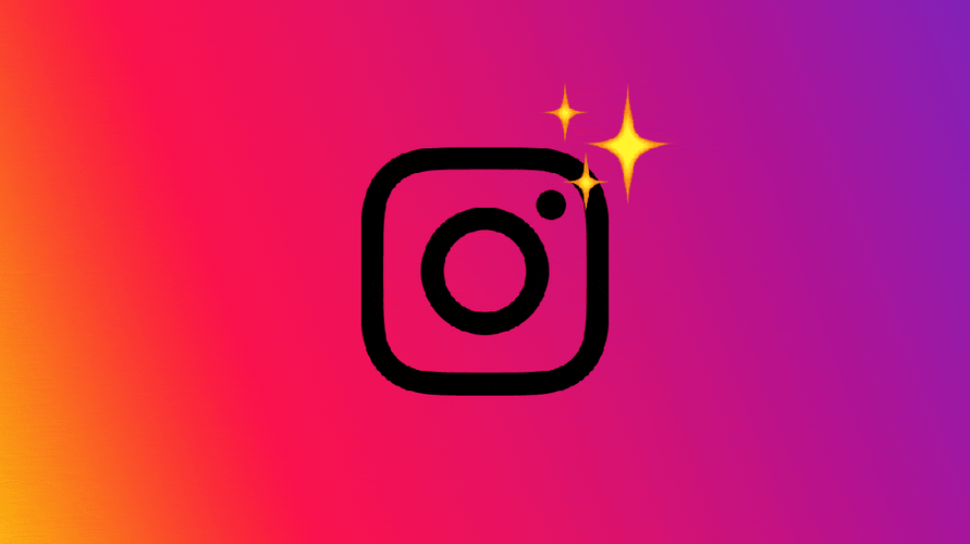 Instagram Sparkling Logo GIF