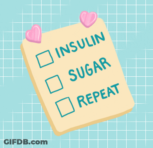 Insulin Sugar Repeat Checklist GIF
