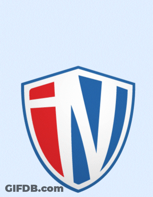 Insurance Agency Insurance Navy Animated Logo GIF