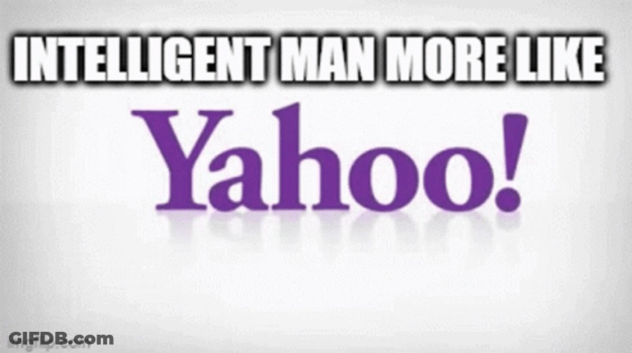 Intelligent Man More Like Yahoo GIF