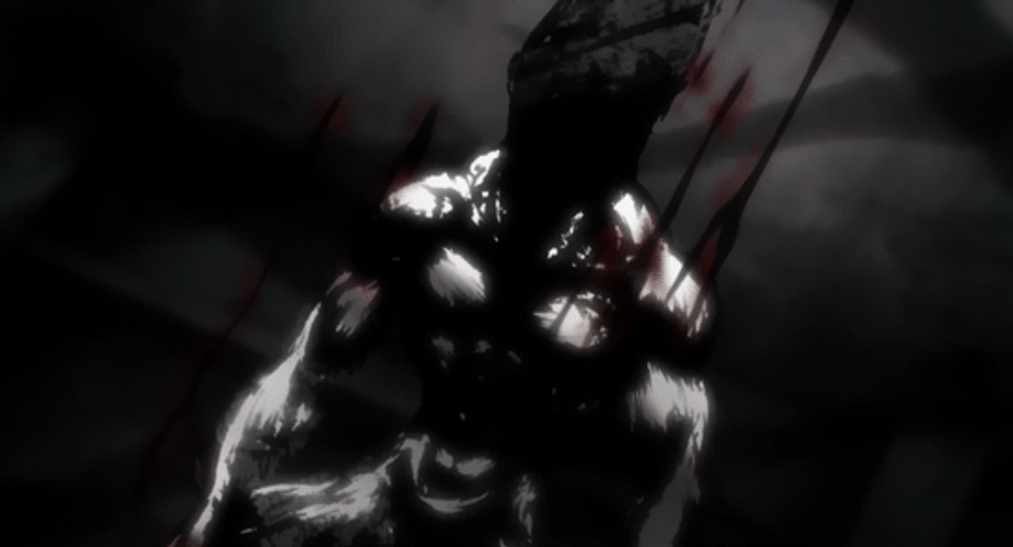 Intense Adult Gon With Black Aura Scene GIF