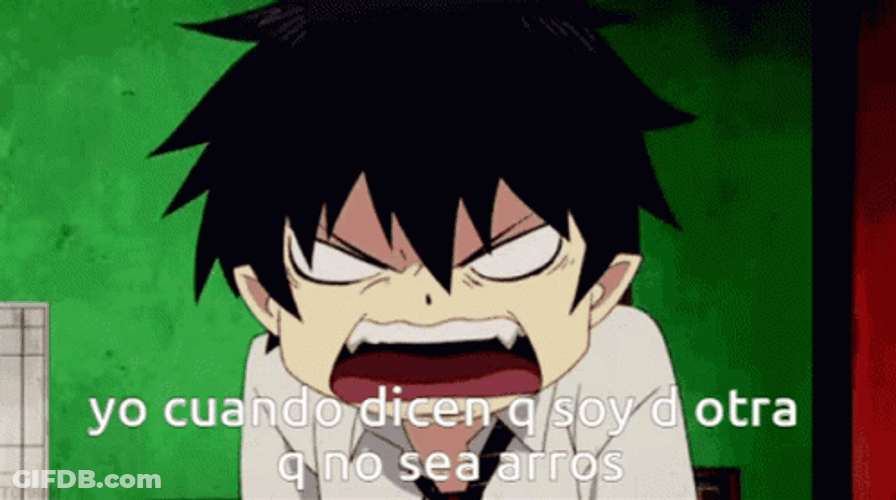Intense Anger Rin Okumura GIF