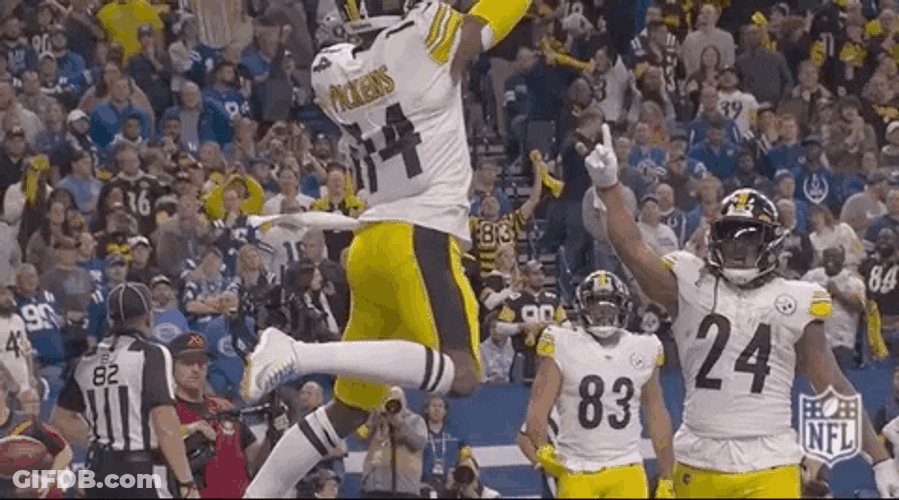 Intense Battle With George Pickens GIF
