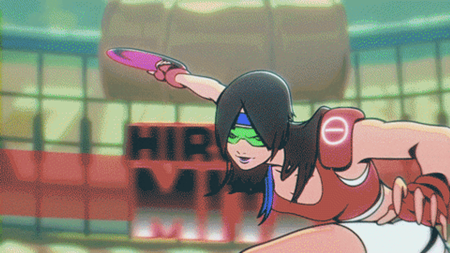 Intense Frisbee Showdown GIF