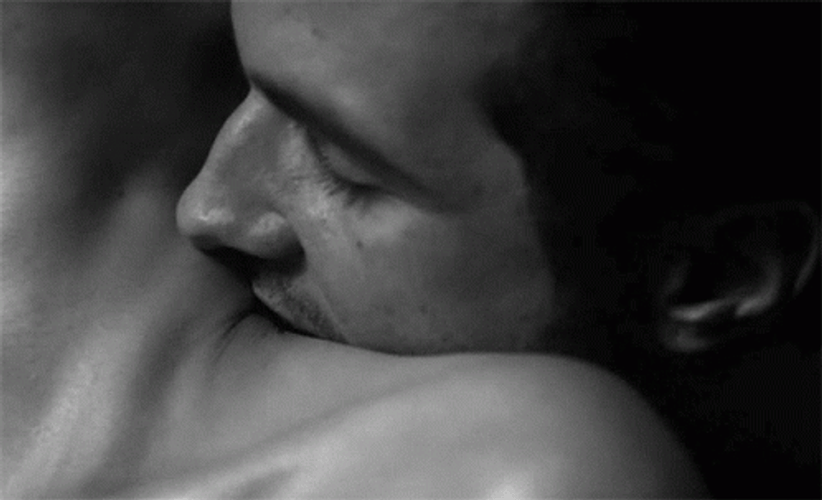 Intense Hickey Neck Kiss Bite GIF