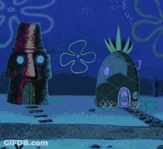 Intense Music Spongebob Dancing Faint GIF