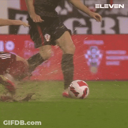 Intense Waterslide Soccer Game GIF