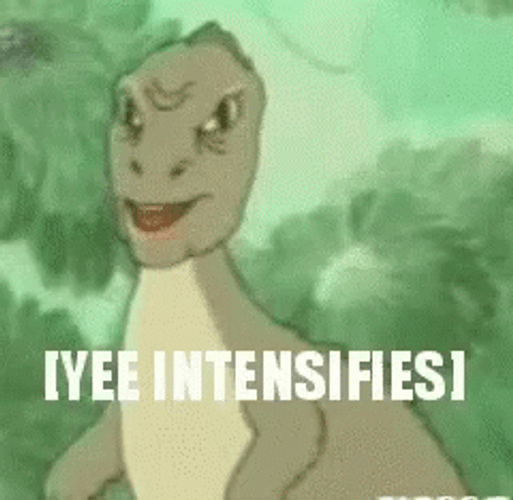 Intensifies Barney Meme GIF