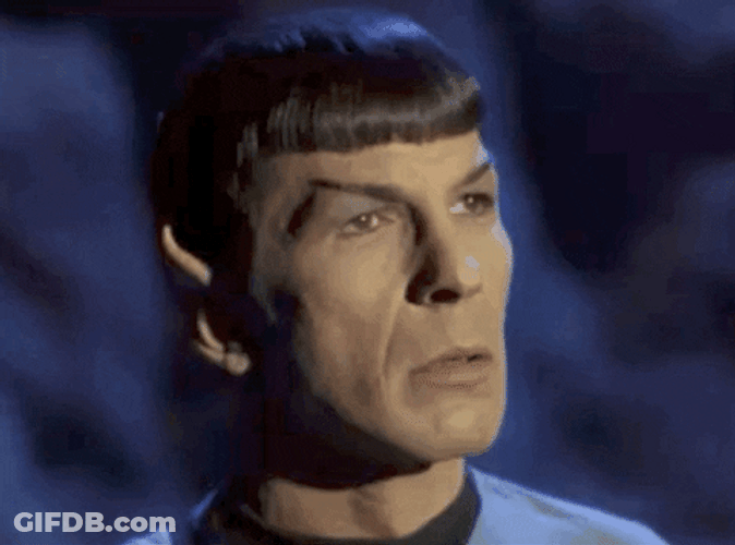 Interested Spock GIF