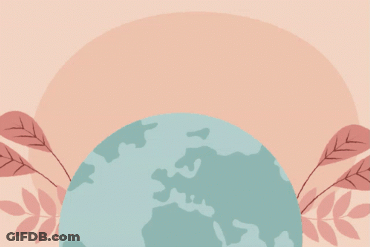 International Cat Day Cute Felines With Globe GIF