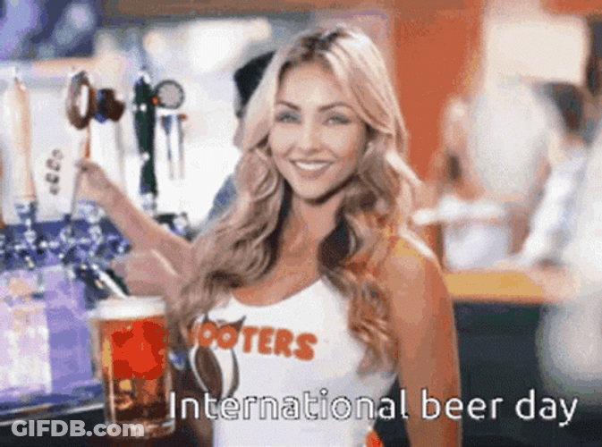International Drinking Beer Day GIF