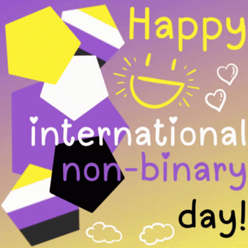 International Non-Binary Day GIF
