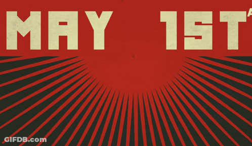 International Workers Day Poster GIF