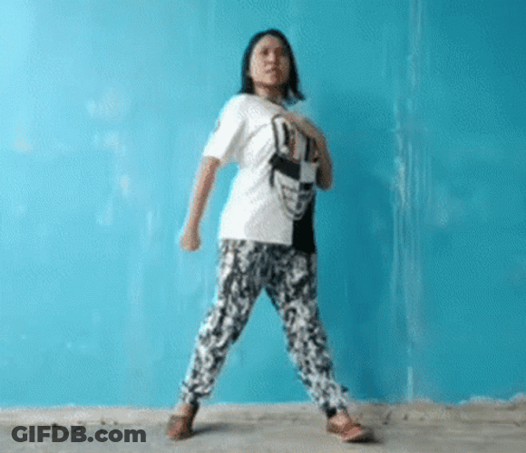 Internet Sensation Kween Yasmin Heart Pumping Dance Meme GIF