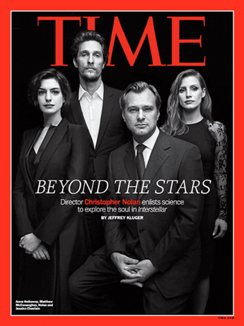 Interstellar Cast Time Magazine Cover GIF