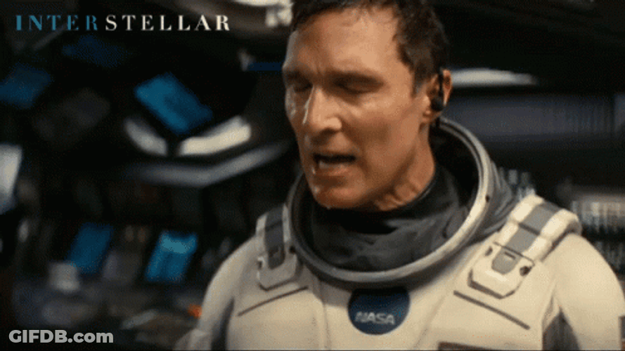 Interstellar Cooper Tired Exhausted Frustrated GIF