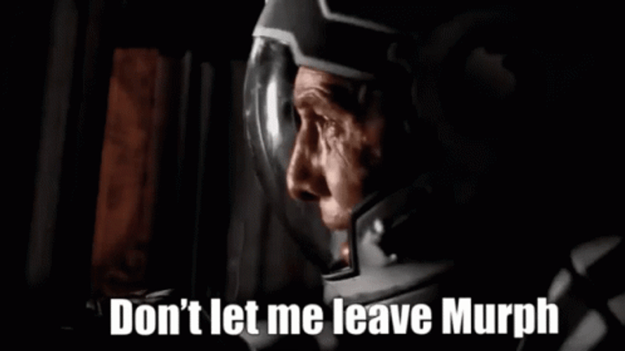 Interstellar Don't Leave Me Murph GIF