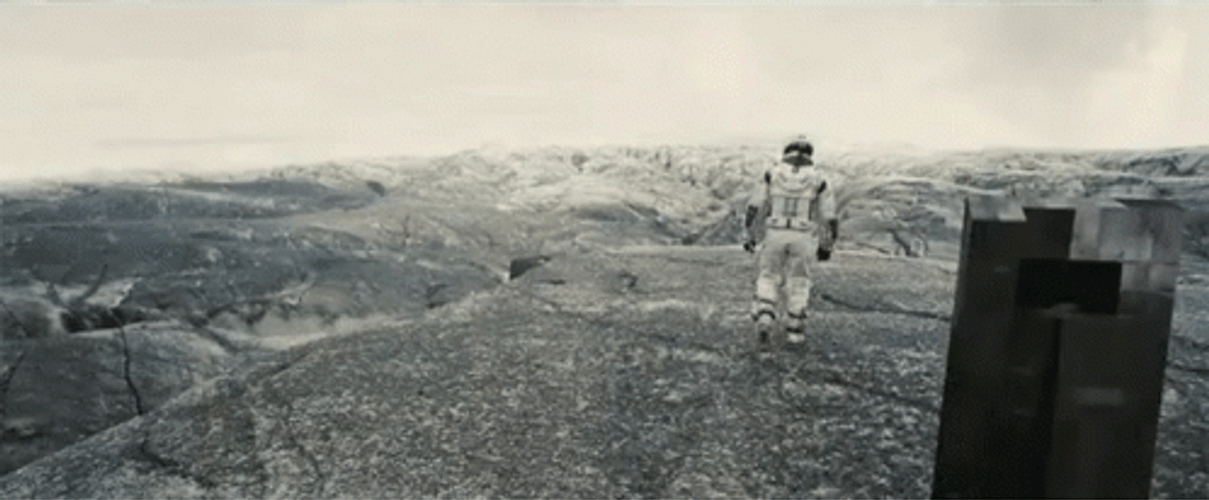 Interstellar Exploring New Planet Mann GIF