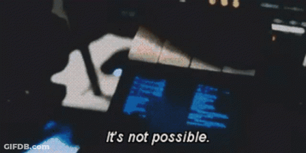 Interstellar It's Not Possible Scene GIF