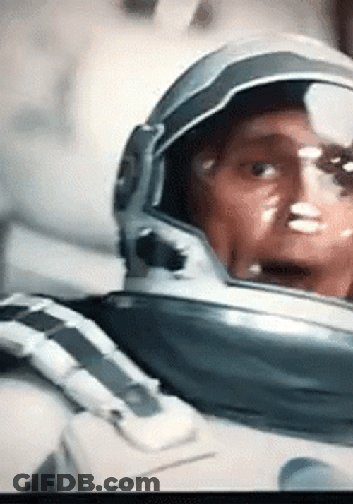 Interstellar Scared Funny Face Meme GIF