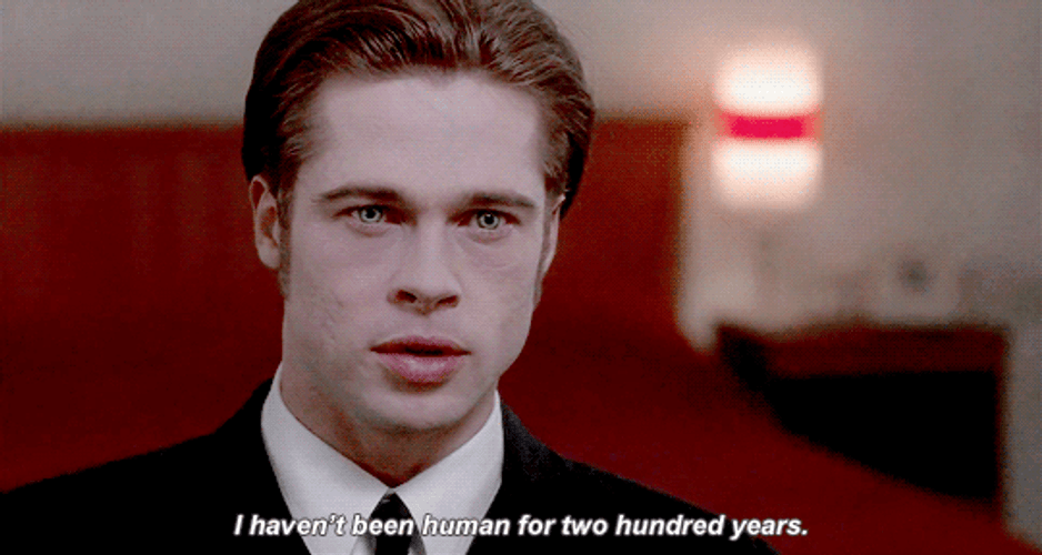 Interview With The Vampire Brad Pitt GIF