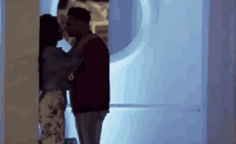 Intimacy Against A Wall GIF