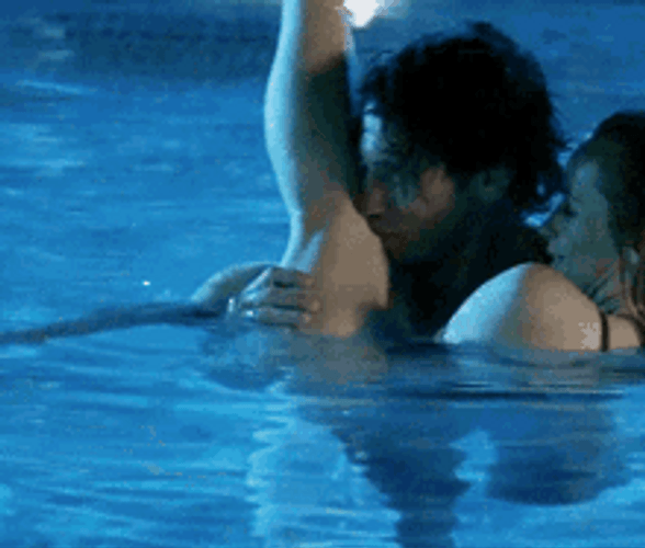 Intimacy In A Pool GIF