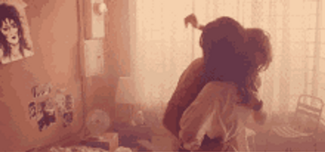 Intimacy In A Tight Hug GIF