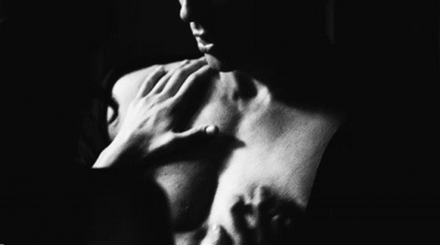 Intimate Sexy Couple Caressing Chest GIF