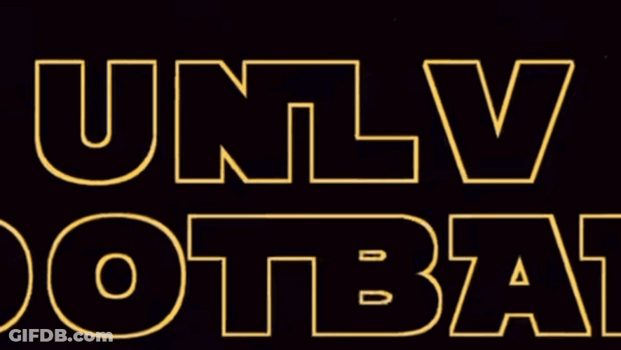 Intro Unlv Football GIF
