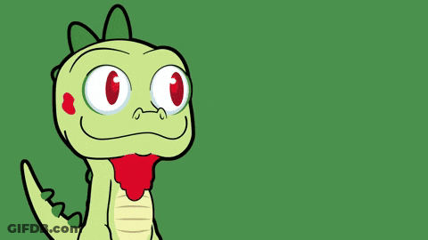 Intuitive Iguana Cartoon GIF