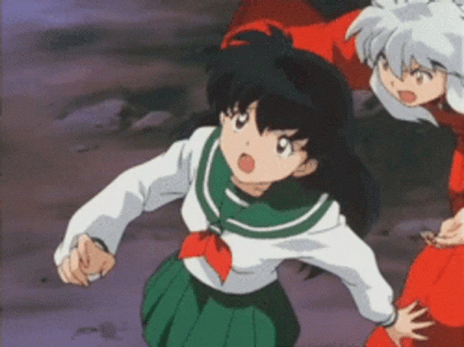 Inuyasha Carry Kagome GIF