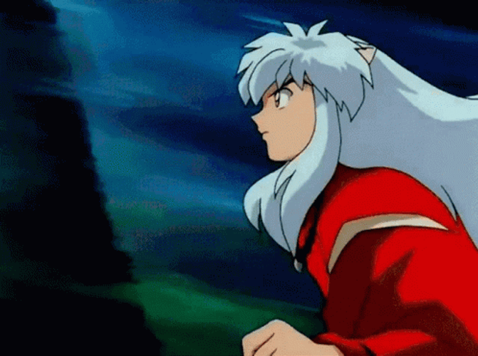 Inuyasha Running Slow Motion GIF