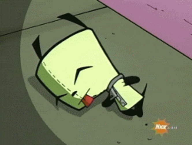Invader Zim Giggling GIF