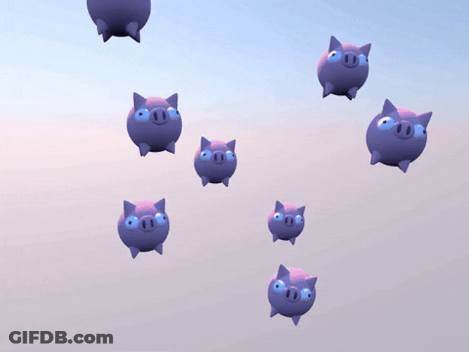 Invader Zim Pigs Fly Animation GIF