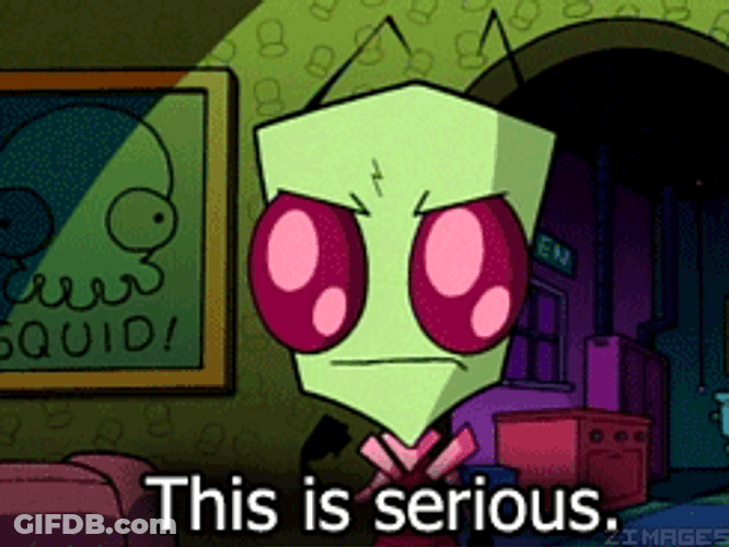 Invader Zim This Is Serious GIF