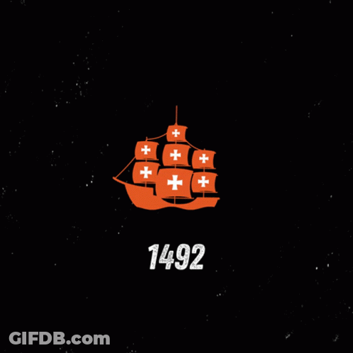 Invasion Is Not Discovery Celebrate Indigenous Peoples Day Poster GIF