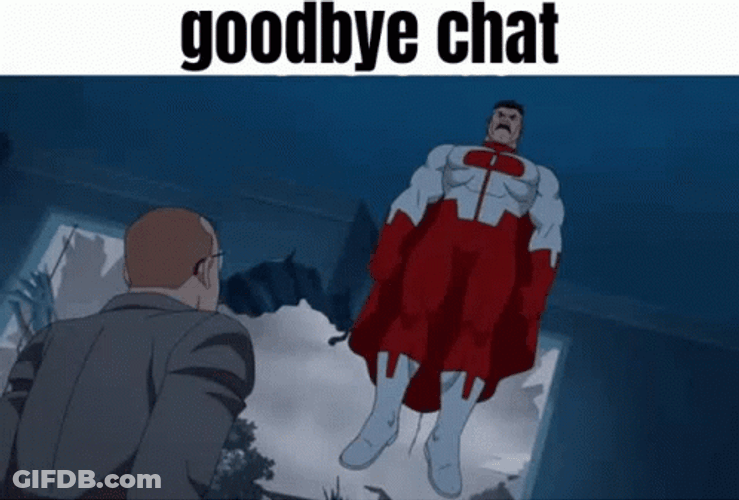 Invincible Goodbye Chat GIF