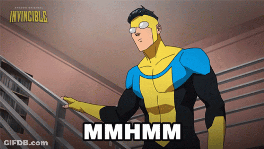 Invincible Nods To Agree GIF