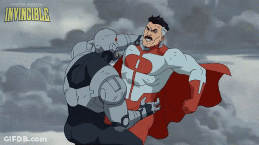 Invincible Nose Bite GIF