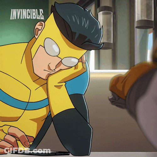 Invincible Phone Taps Mark GIF