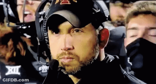 Iowa State Basketball Player Thumbs Up In Crowd GIF