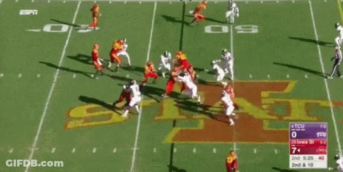Iowa State Vs Texas Tech Football Game GIF