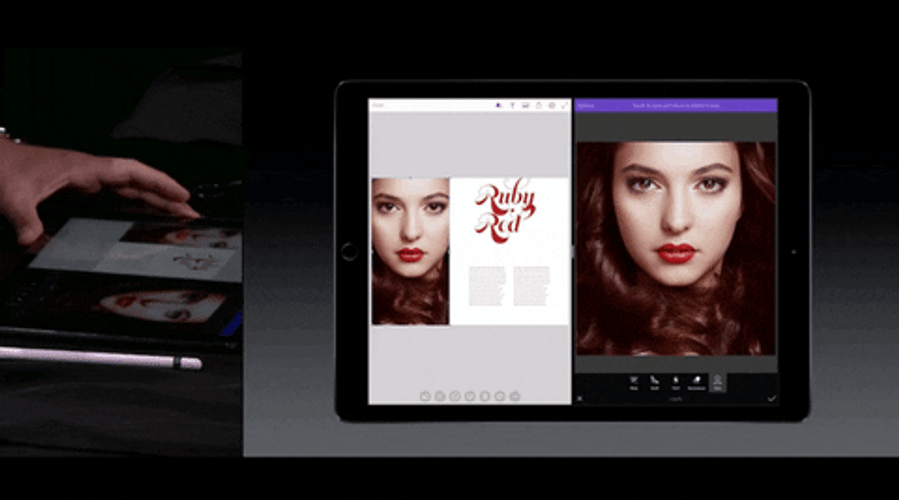 Ipad Pro Editing Face GIF