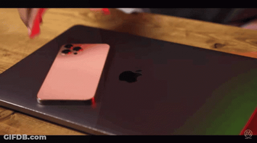 Iphone 14 Pro Glossy Pink Chassis GIF