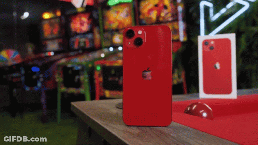 Iphone 14 Red GIF