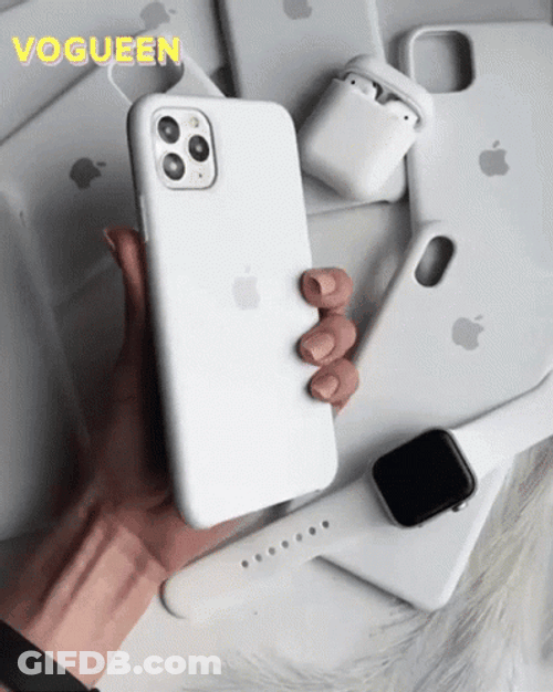 Iphone 14 White Case GIF