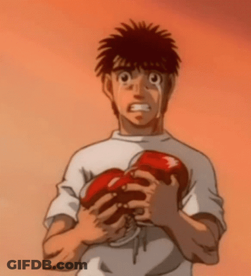 Ippo Makunouchi Emotional Crying GIF