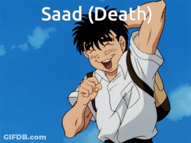 Ippo Makunouchi Epic Sad Death GIF